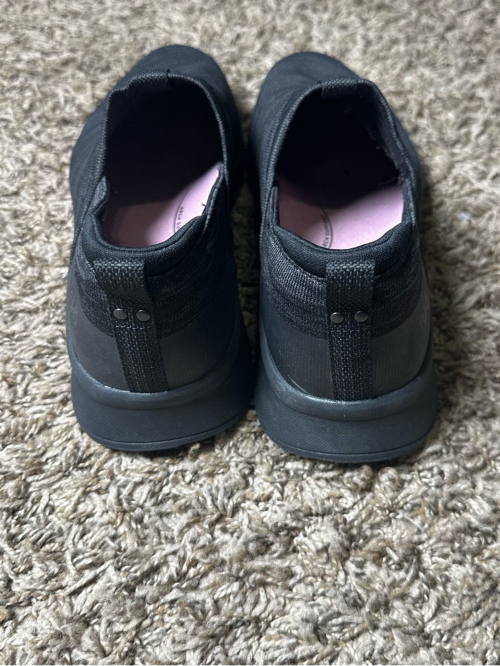 Ryka Captivate Women’s 11W Black Knit Slip On Walking Shoes Comfort Sneakers - Picture 6 of 7